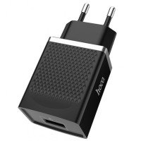 Мережевий зарядний пристрій Hoco 1USB C42A QC 3.0 (black)