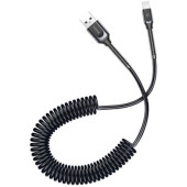 Кабель Lightning Baseus Double Spring 2A/1.2 m Deep Gray