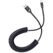 Кабель Lightning Baseus Double Spring 2A/1.2m Deep Gray