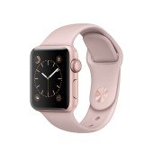 Apple Watch Series 1 38mm Rose Gold Aluminum Case with Pink Sand Sport Band (MNNH2)