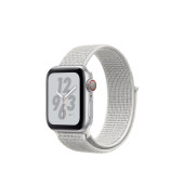 Apple Watch Nike+ Series 4 GPS + LTE 40mm Silver Alum. w. Summit White Nike Sport l. Silver Alum. (MTXF2)