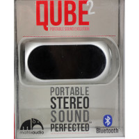 Акустика QUBE2 Portable Stereo Sound Perfected (Bluetooth) (серебристый)