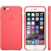 Чохол Накладка для iPhone 6 Apple Silicone Case High Copy (Рожевий) (Силікон)