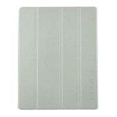 Чехол Книжка для iPad 2/3/4  TELSDA Smart Case (Белый) (Преcсованая кожа)
