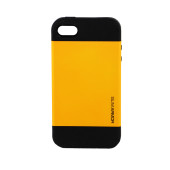 Чехол Накладка для iPhone 5/5S SGP ORIGINAL Slim Armor S (Жёлтый) (Пластик)