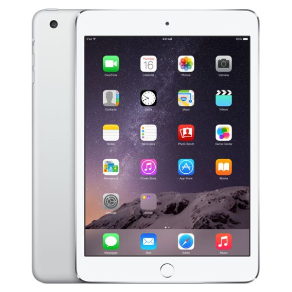 Apple iPad mini 3 Wi-Fi + LTE 16GB Silver (MH3F2)