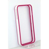 Бампер для iPhone 4/4S S&K (Малиновый) (Пластик)