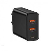 Мережевий зарядний пристрій Baseus Speed PPS Quick Charger PDout/ 2USB/60W/QC/PD Black