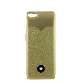 Чехол Накладка для iPhone 5/5S Power Cace Battery(3000MAh)  (золотой) (Полиулетан)