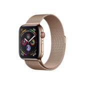 Apple Watch Series 4 GPS + LTE 44mm Gold Steel w. Gold Milanese l. Gold Steel (MTV82)
