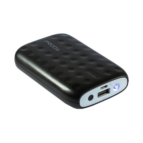 Портативное зарядное устройство Proda Power Box Lovely (12000mAh) (Черный) - фото Портативное зарядное устройство Proda Power Box Lovely (12000mAh) (Черный)
