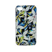 Чехол Накладка для iPhone 4/4S LAVAS SWAROVSKI Flower (Цветной) (Пластик)