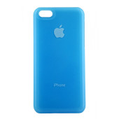 Чехол Накладка для iPhone 5C I-MAX ORG SHINE (Голубой ) (пластик)
