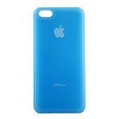 Чехол Накладка для iPhone 5C I-MAX ORG SHINE (Голубой ) (пластик)