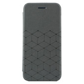 Чехол Флип для iPhone 6 MOMAX Elite Case (Серый) (Кожа)