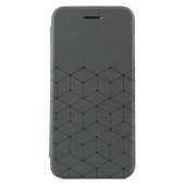 Чохол Фліп для iPhone 6 MOMAX Elite Case (Сірий) (Шкіра)