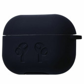 Чохол для AirPods Pro Silicone Case with Logo (Black)