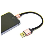 Кабель Lightning 3.0 iMAX (black) 18cm