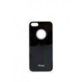 Чехол Накладка для iPhone 5/5S VONEv1 (черный) (пластик)
