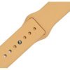 Ремешок-браслет для Apple Watch 42mm Silicone Band (gold)