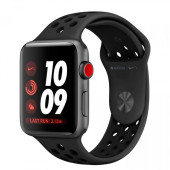 Apple Watch Nike+ Series 3 GPS + Cellular 42mm Space Gray Aluminum w. Anthracite/BlackSport B. (MQLD2)