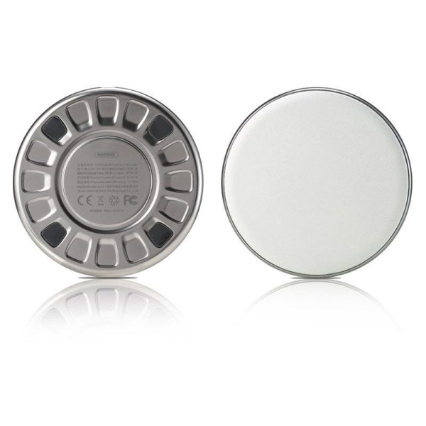 Беспроводное зарядное устройство Remax RP-W10 (silver) - фото Беспроводное зарядное устройство Remax RP-W10 (silver)