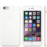 Чехол Накладка для iPhone 5/5S/SE Apple Silicone Case High Copy (White) (Полиулетан)
