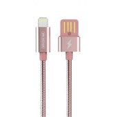 Кабель Lightning WK Alloy 039 1m (Rose Gold)