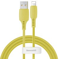 Кабель Baseus Colorful USB Cable for iP 2.4 A (1.2 m) (Yellow)