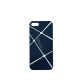 Чехол Накладка для iPhone 5/5S Cococ (темно синий) (пластик)