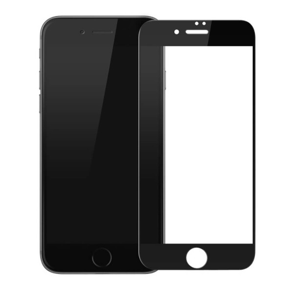 Стекло защитное iPhone7\8  9Н 2,5D (black)
