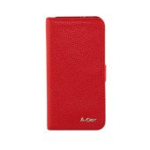 Чехол Книжка для iPhone 5/5S A-CASE (Красный) (Кожа)