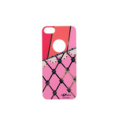 Чехол Накладка для iPhone 5/5S SZLF (цветной) (пластик)
