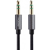 Аудіо кабель ROCK audio cable L=100cm AUX (tranish)