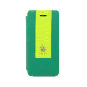 Чехол Книжка для iPhone 5/5S SANTA BARBARA POLO (Салатовый) (Кожа)