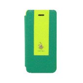 Чехол Книжка для iPhone 5/5S SANTA BARBARA POLO (Салатовый) (Кожа)