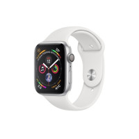 Apple Watch Series 4 GPS + LTE 44mm Steel w. White Sport b. Steel (MTX02)