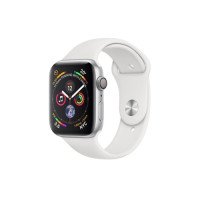 Apple Watch Series 4 GPS + LTE 44mm Steel w. White Sport b. Steel (MTX02)