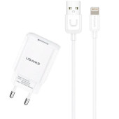 Мережевий зарядний пристрій Usams U-Star 2,1 A T21 (white)