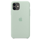 Чехол Накладка для iPhone 11 Apple Silicon Case (Beryl) (Полиулетан)