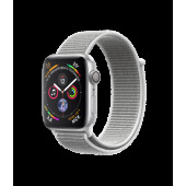 Apple Watch Series 4 GPS 44mm Silver Alum. w. Seashell Sport l. Silver Alum. (MU6C2)
