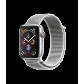 Apple Watch Series 4 GPS 44mm Silver Alum. w. Seashell Sport l. Silver Alum. (MU6C2)
