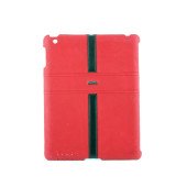 Чехол Накладка для iPad 2/3/4 i Mobo (красный) (кожа)