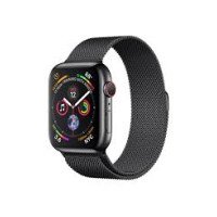 Apple Watch Series 4 GPS + LTE 44mm Black Steel w. Black Milanese l. Black Steel (MTX32)