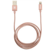 Кабель USB BASEUS MFI Metal Series Lightning (1m) (Рожеве золото)