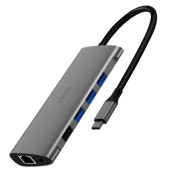 Перехідник WiWU Multi Ports USB Type-C 11-in-1 (Gray)
