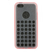 Чехол Накладка для iPhone 5C HELLODEERE SLIM (Розовый) (силикон)