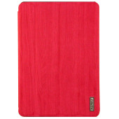 Чохол Книжка для iPad Air REMAX WOOD (Рожевий) (Шкіра)
