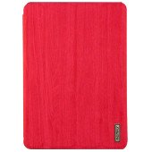 Чохол Книжка для iPad Air REMAX WOOD (Рожевий) (Шкіра)