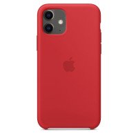 Чохол Накладка для iPhone 11 Apple Silicon Case (Red) (Полиулетан)